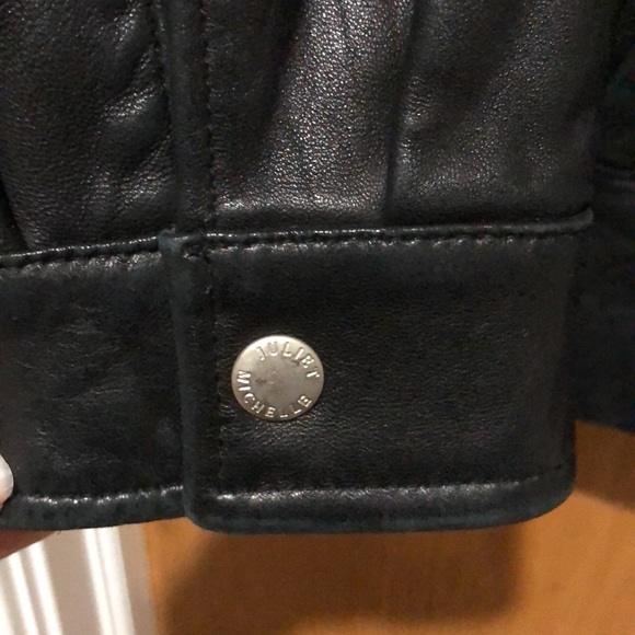 Leather tie waist jacket - Picture 8 of 11